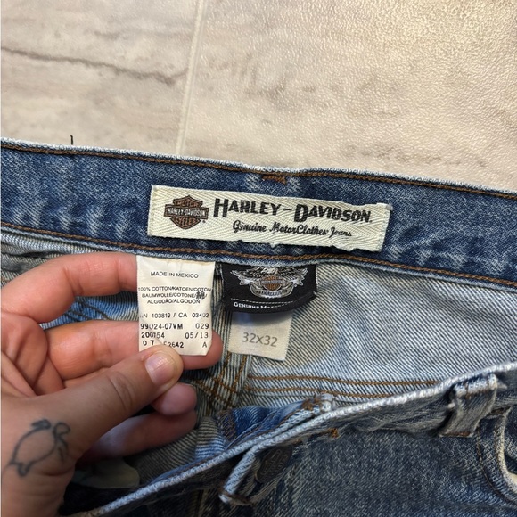 Harley Davidson vintage motorcycle jeans size 32x32 - Picture 5 of 5